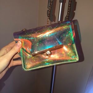 Mini Iridescent Crossbody